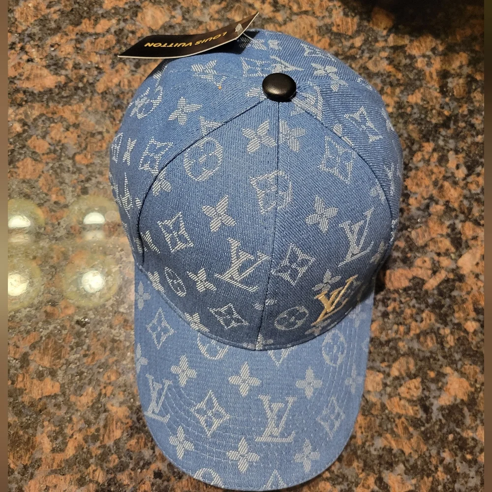 Louis Vuitton Denim Blue Monogram Hat - Picture 4 of 10